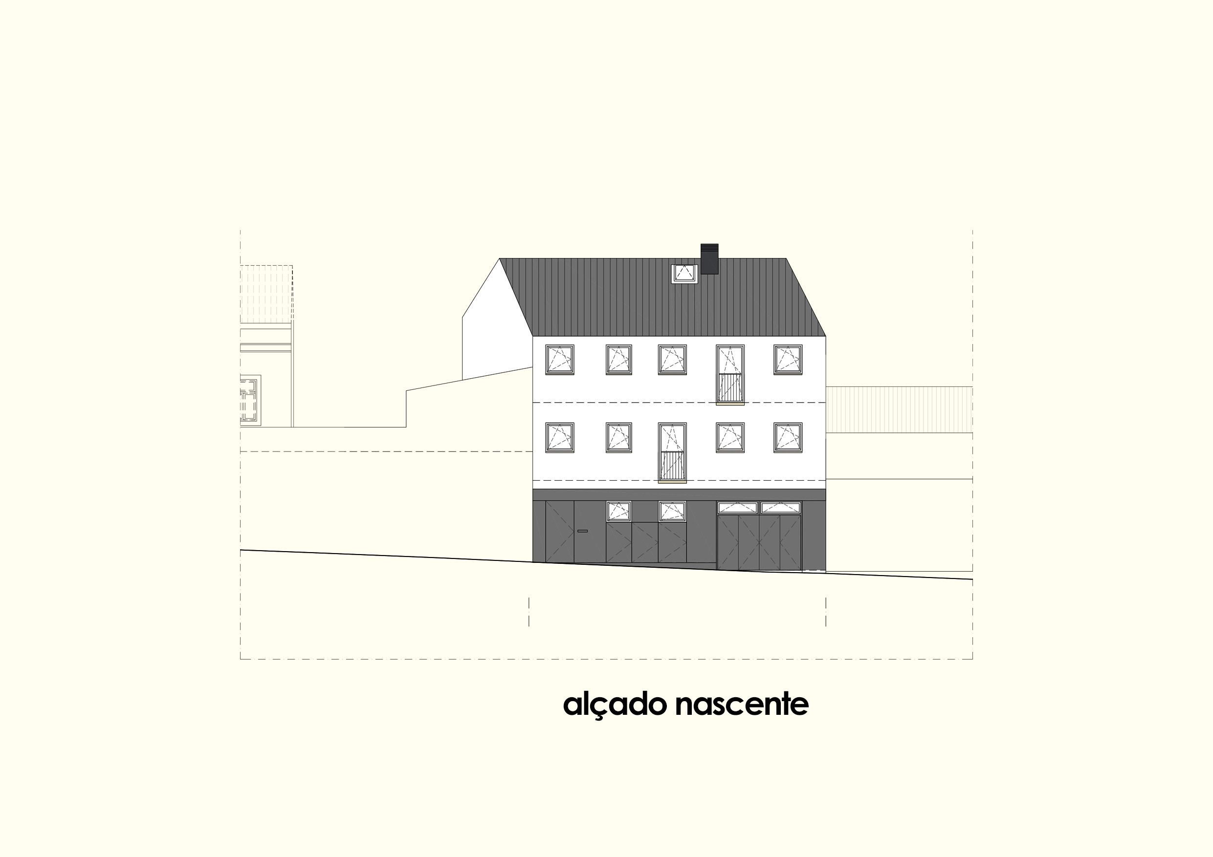 a 032a_A_Proposta_Alçado Nascente copy